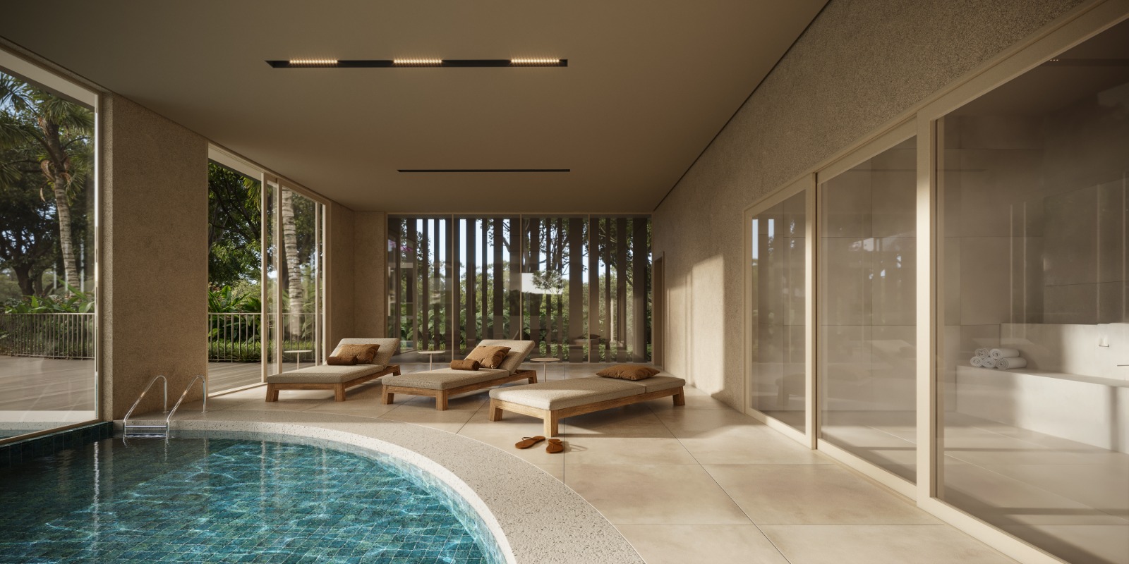 Espaço Wellness com Spa e Sauna
