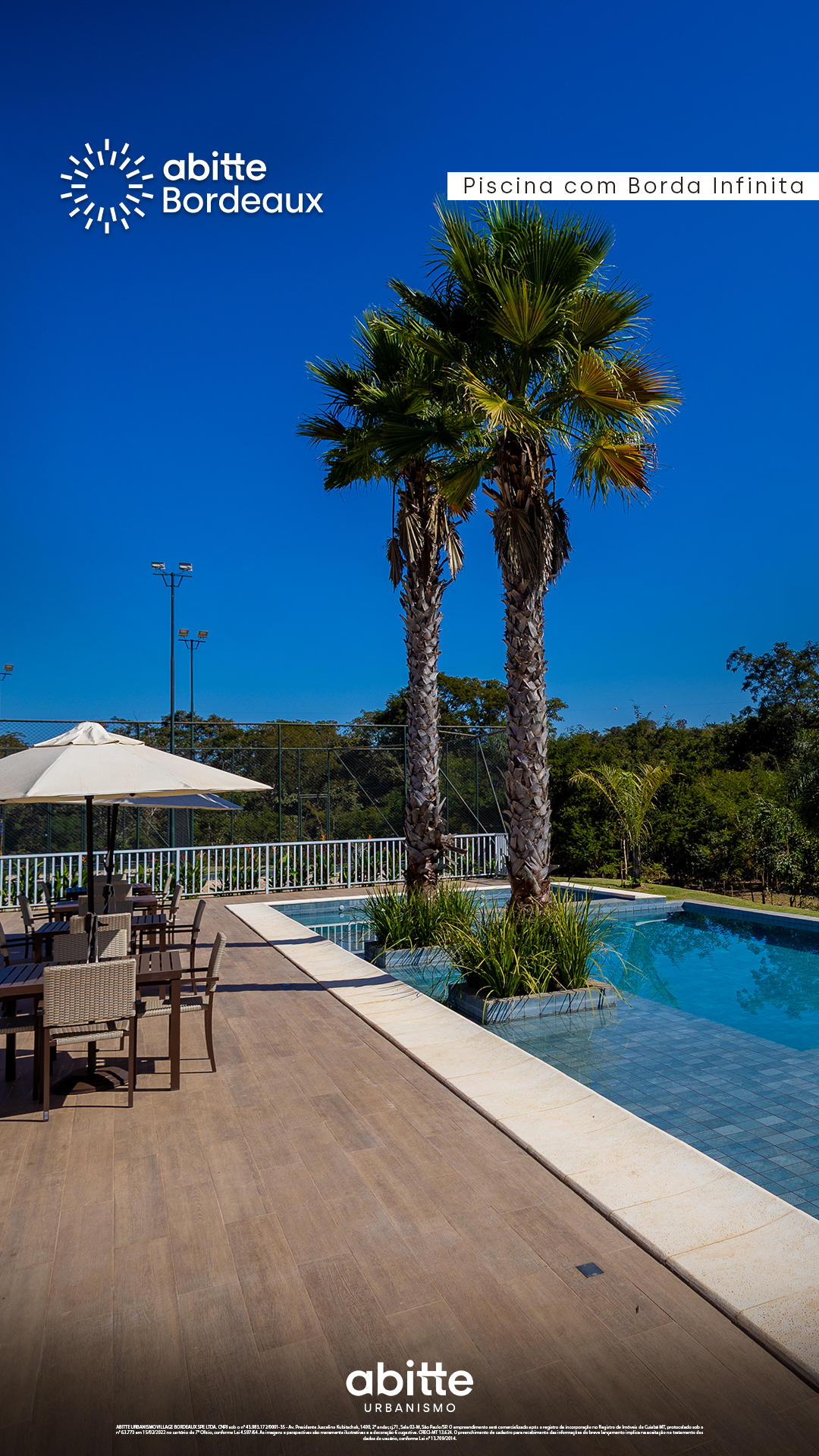 Piscina com Borda Infinita Abitte Bordeaux